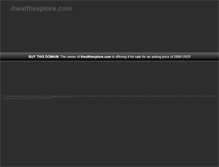 Tablet Screenshot of ihealthexplore.com